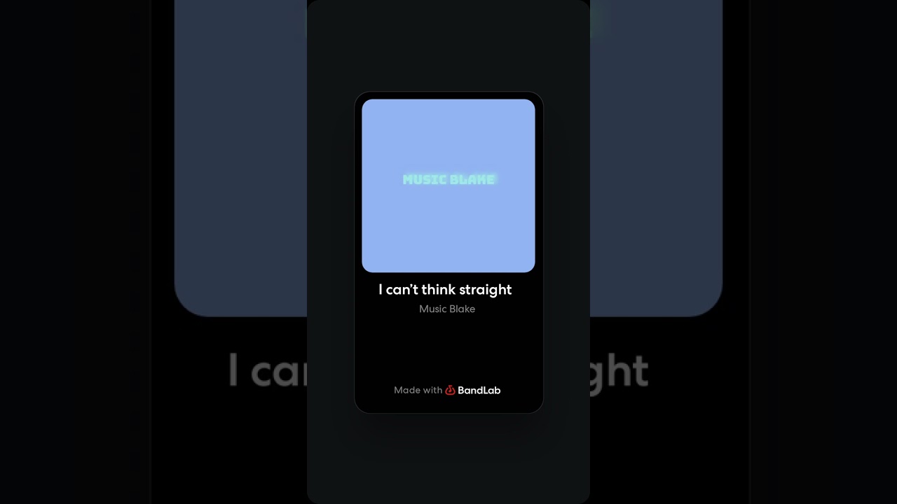 I Can’t Think Straight 