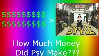 How Much Money Did Gangnam Style Earn??? 2016