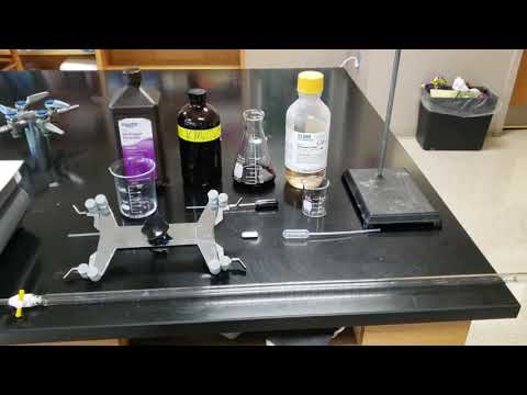Video Titration MnO4 + H2O2 - youtube