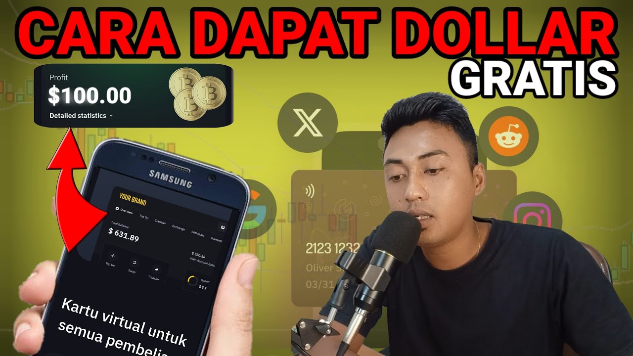 CARA DAPAT DOLLAR GRATIS !! Cara Saya Dapat Uang di INTERNET !!?