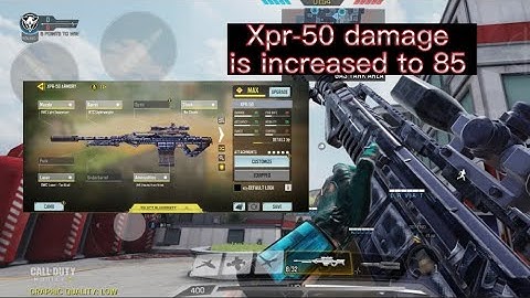 XPR-50 is buffed 😮 gameplay and best attachments, deserve to watch  codm 2022