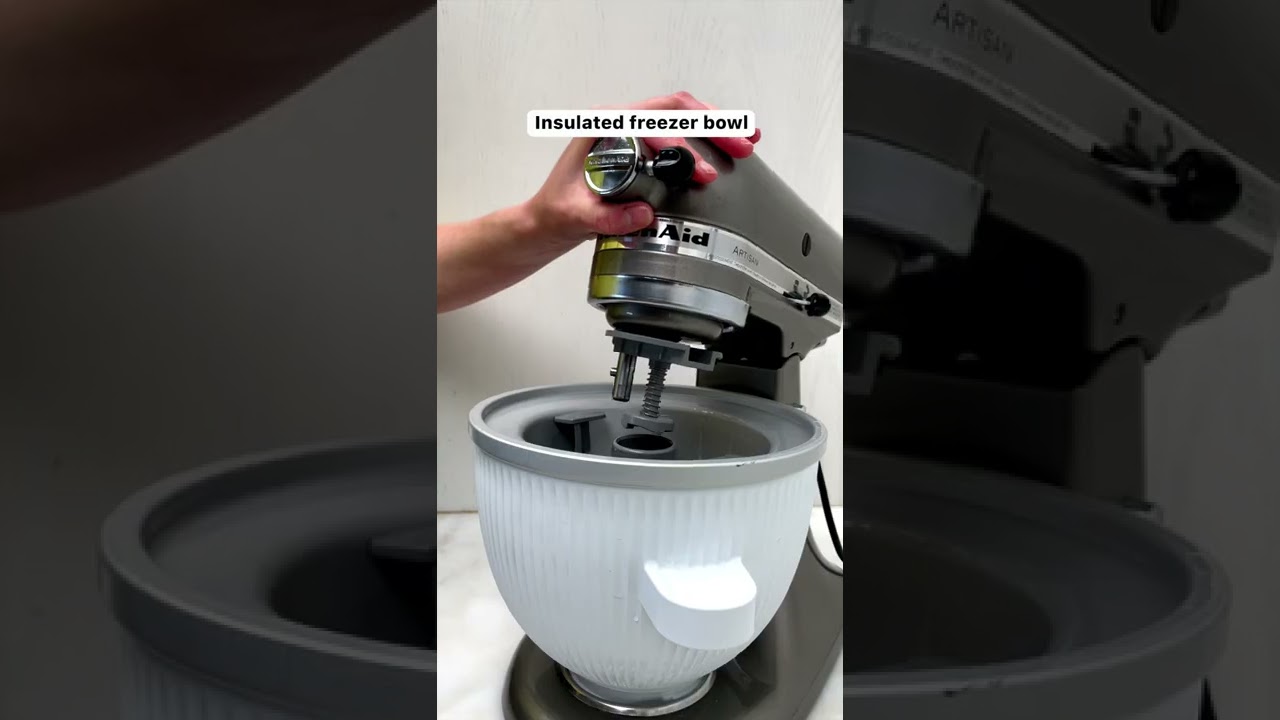 How To Use a KitchenAid® Ice Cream Attachment