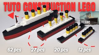 TITANIC LEGO 12 VS 62 PCS 🚢✨(stop motion lego) !