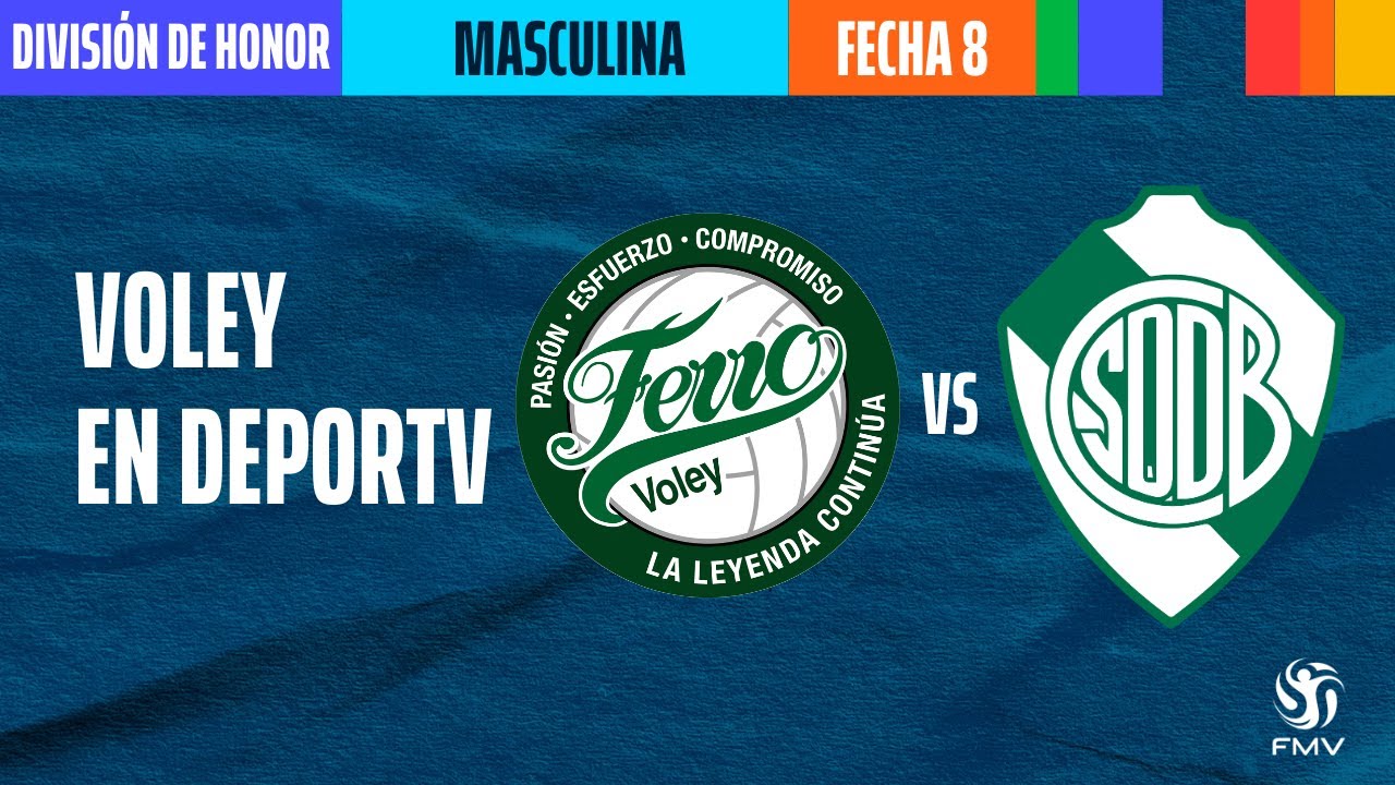 Ferro Voley 🆚 Defensores de Banfield- División de Honor Masculina de vóley Metropolitano - Fecha 8