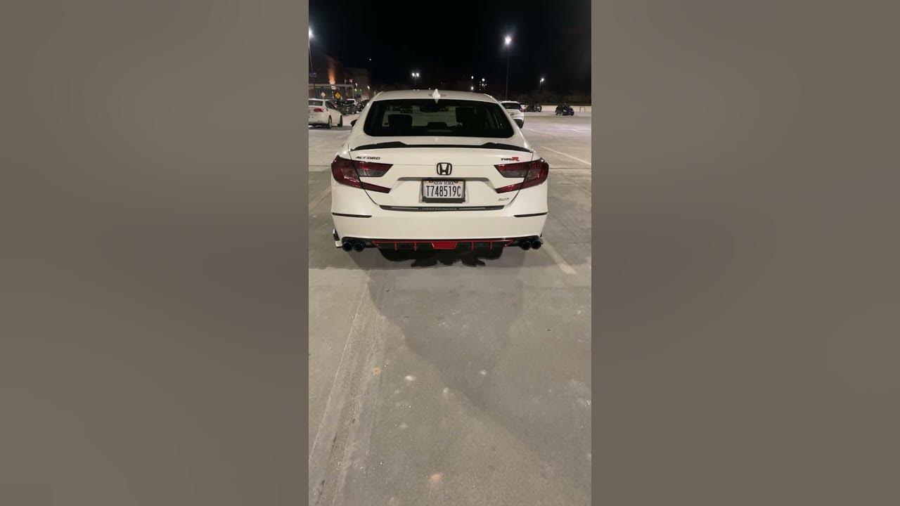 2018 Honda Accord borla exhaust - YouTube