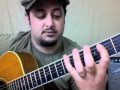 acoustic guitar lesson - how to play bad to the bone - easy beginner songs
