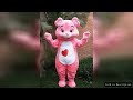 New Adult Hot Sale Foam Pink Bear Fancy Cartoon Mascot Costume Plush Christmas Fancy Dress Halloween