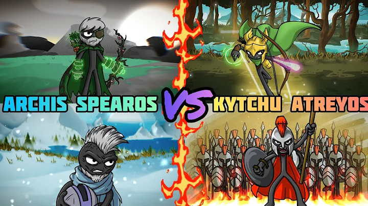 STICK WAR 3 NEW UPDATE! ARCHIS AND SPEAROS VS KYTCHU AND ATREYOS! OLD GENERALS VS NEW GENERALS!