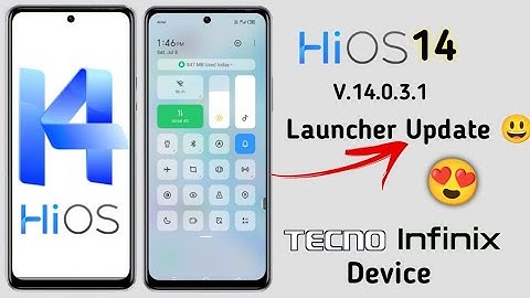 How to update tecno  hios 14 launcher| hios 14 launcher latest update😃|