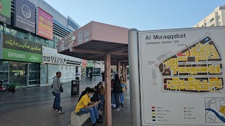 Dubai UAE Friday 4pm 22C Winter Walk: Explore Deira Al Muraqqabat District (02.09.'24: 4KUHD)