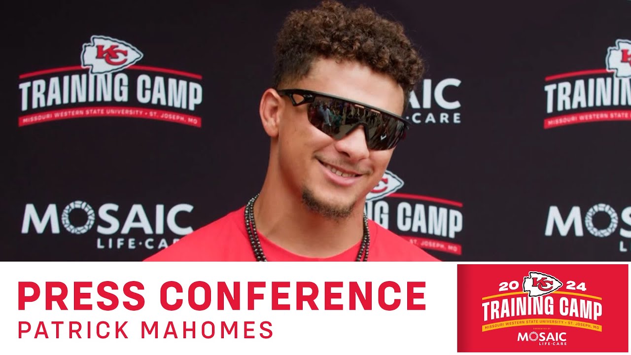 Patrick Mahomes & Head Coach Andy Reid Speak to the Media at Training