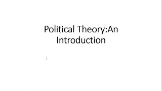 Political Theory: An Introduction screenshot 2