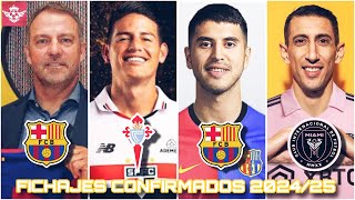 MERCADO de FICHAJES 2024/25 Todos los Movimientos al Momento - Di Maria, Palacios, Barcelona y MAS