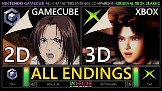 [2D vs 3D] Bloody Roar Primal Fury vs Bloody Roar Extreme (GameCube vs Xbox) All Endings Comparison