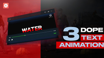 🔥 3 Dope Text Animation Using Kinemaster | Kinemaster Tutorial