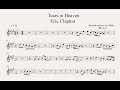 TEARS IN HEAVEN:  Bb inst (clarinete,trompeta,saxo sop/tenor)(partitura con playback)
