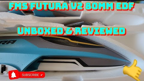 FMS Futura V2 80mm EDF Jet UNBOXED & REVIEWED in 4K