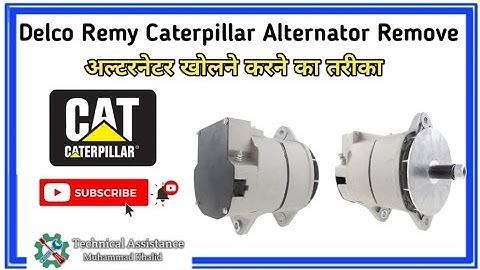 Delco Remy Caterpillar Alternator Remove Trick #alternatorrepair #technicalassistance #viralvideo