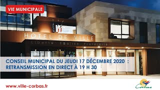 Conseil Municipal Du 17 Decembre 2020 - Ville De Corbas