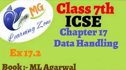 Class 7th ICSE Math Ch 17 Data Handling Ex 17.2