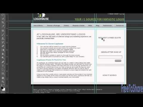 Creating Web Layouts : Tutorial Adobe Photoshop CS