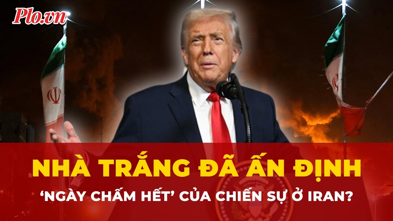 Nhà Trắng ấn định ‘ngày chấm hết’ của chiến sự ở Iran trong 4-6 tuần nữa? | Tin nhanh