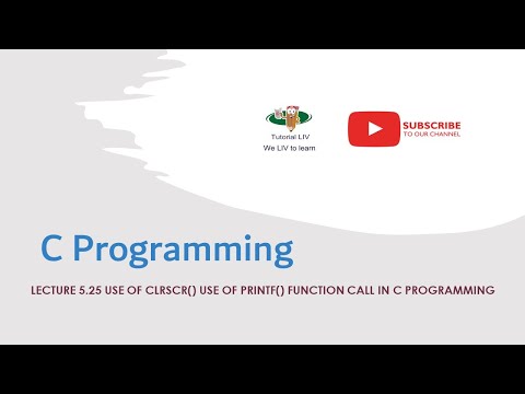 Vídeo: Por que Clrscr é usado em C?