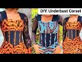 How to cut and sew a bustier dress with an underbust corset and a basque waist corsets basque