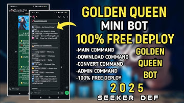 GoldenQueen Mini Bot 100% Free Deploy Advance MultiDevice Whatsapp Mini Bot #sinhalatech