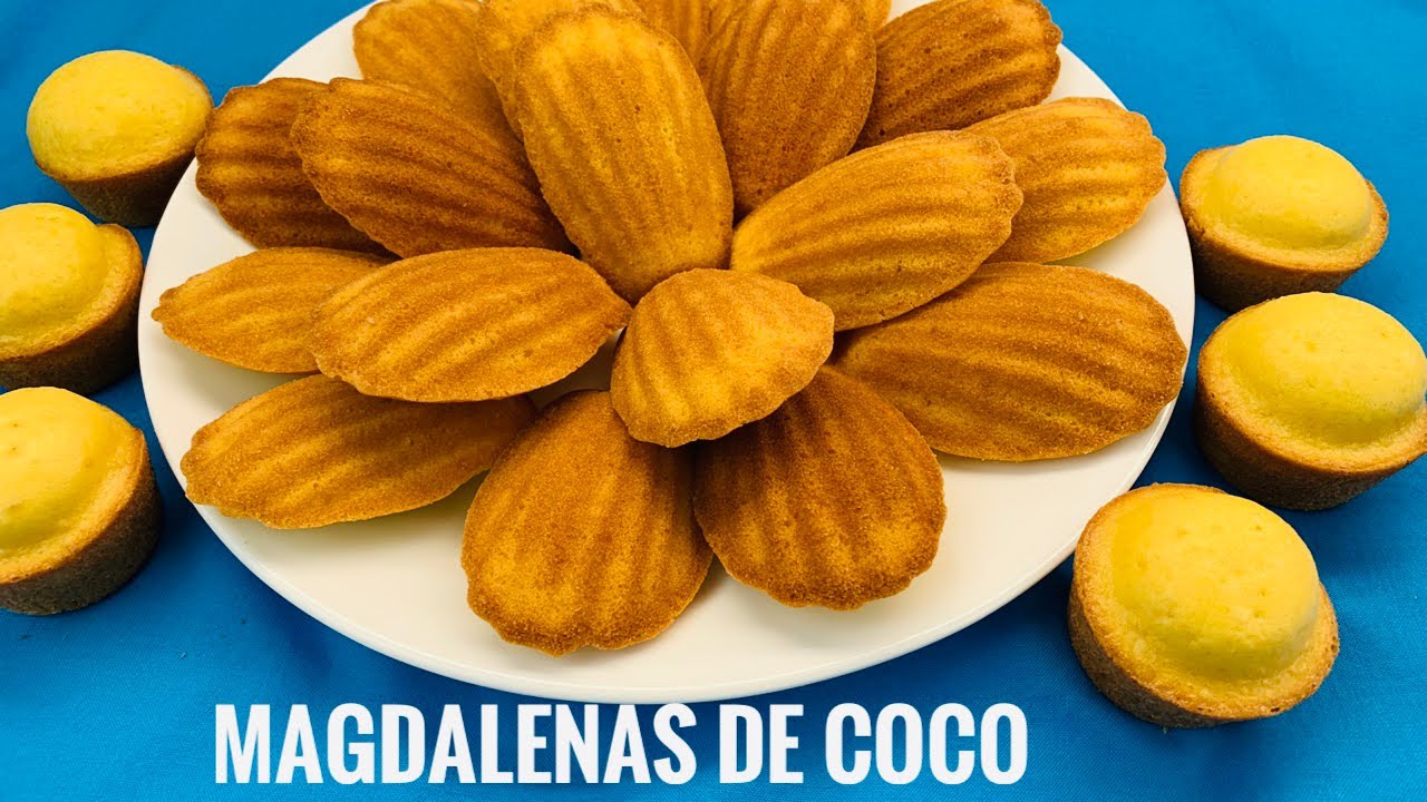 Como Hacer galletas madeleine de coco/galletas madeleine súper fácil y muy  ricas - YouTube