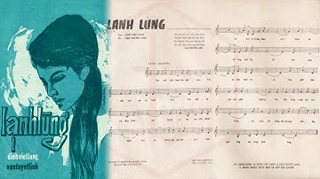 🎵 Lạnh Lùng (Đinh Việt Lang) Như Thủy Pre 1975 | Tờ Nhạc Xưa