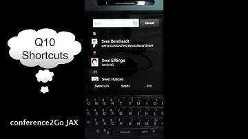 BlackBerry Q10 Shortcuts
