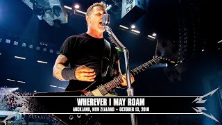 metallica wherever i may roam auckland new zealand october