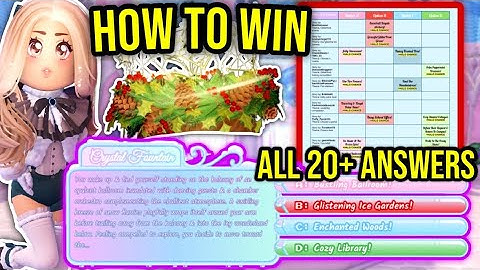 HOW TO GET THE NEW GLITTER FROST HALO 2025 IN ROYALE HIGH! ALL 20+ ANSWERS & STORIES! *EASY*