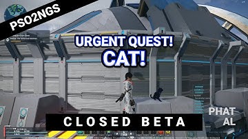 CENTRAL CITY CAT! PSO2 NGS CLOSED BETA TEST PHANTASY STAR ONLINE 2 NEW GENESIS #PSO2 #PSO2NGS |