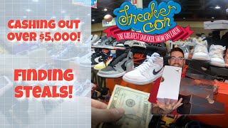 Cashing Out Over $5,000 at SneakerCon Phoenix! | We Got Some Steals!