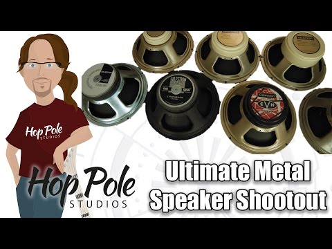 METAL Celestion Speaker Comparison - Introduction (and