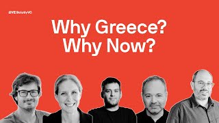 Why Greece, why now: Betting big on the country's next round of founders┃StrictlyVC Greece