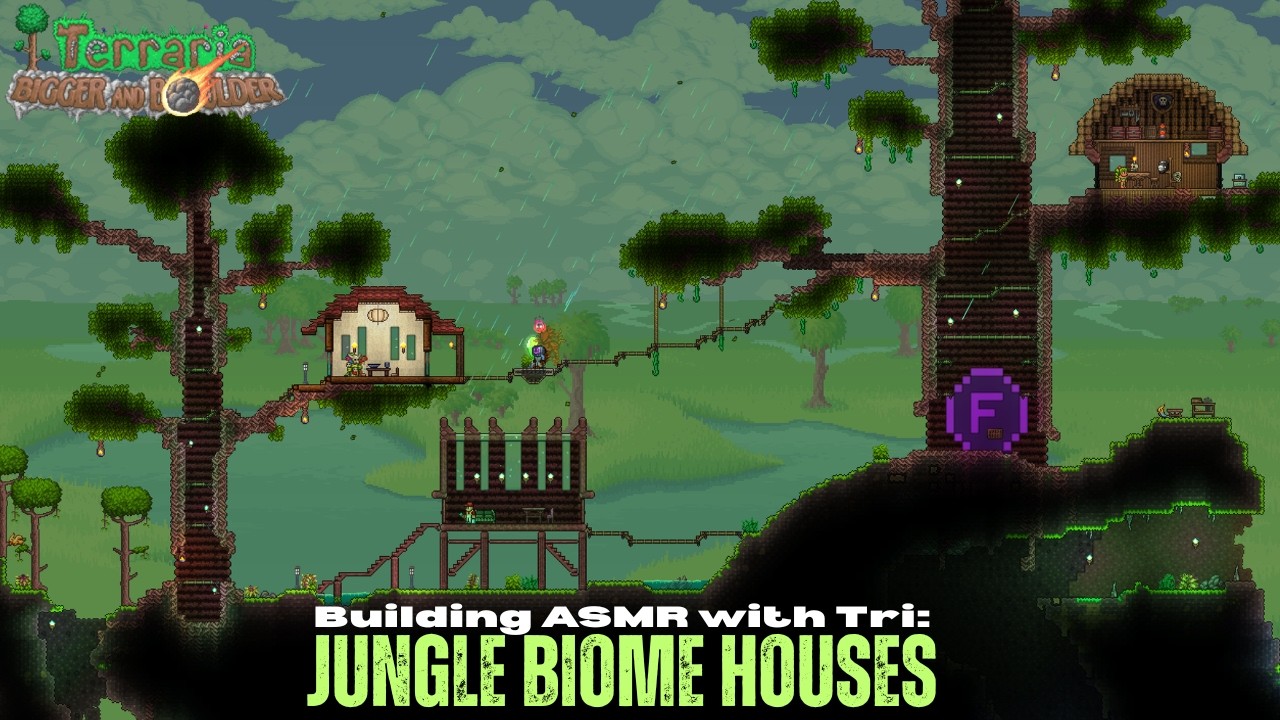 Tri Rang Terraria Terraria With Tri | Building Houses ASMR - YouTube