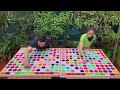 Puzzle sorting ball game challenging game board