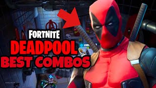 TOP 5 *BEST* COMBOS + Pickaxes for the NEW DEADPOOL SKIN in Fortnite Battle Royale