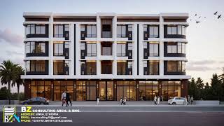 G+3 Mixed use commercial building design #architecture #design