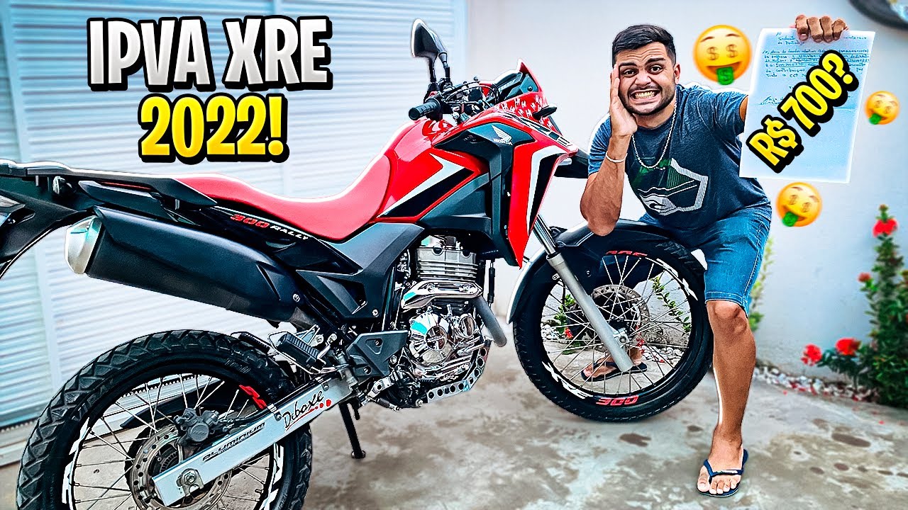 IPVA DA XRE 300 2022 😢 - YouTube