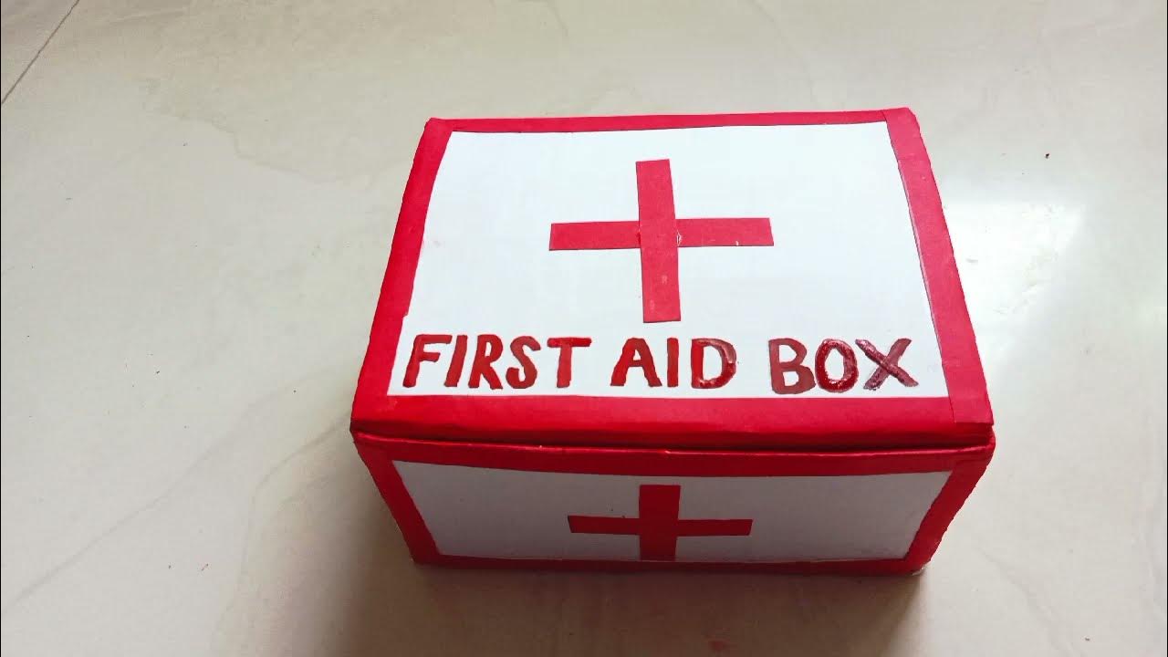 how-to-make-first-aid-box-for-school-project-diy-first-aid-box