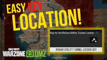 Rohan Utility Tunnel Locker key LOCATION GUIDE | Call of Duty Warzone 2.0 DMZ