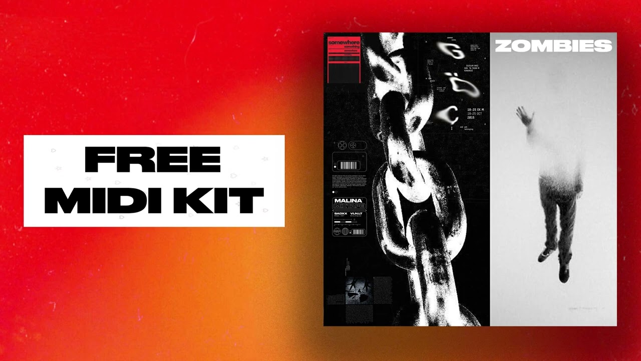 (+20) [FREE] 808 X HI HAT MIDI KIT 2026 - ''ZOMBIES'' | FREE TRAP MIDI KIT 2026