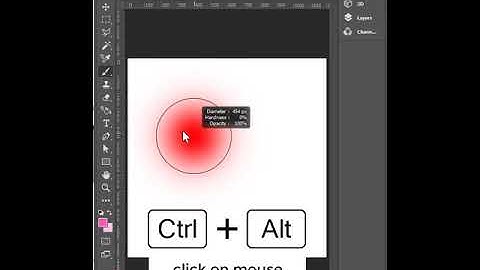 Change Brush Color in Photoshop #Shorts #Photoshop #2021
