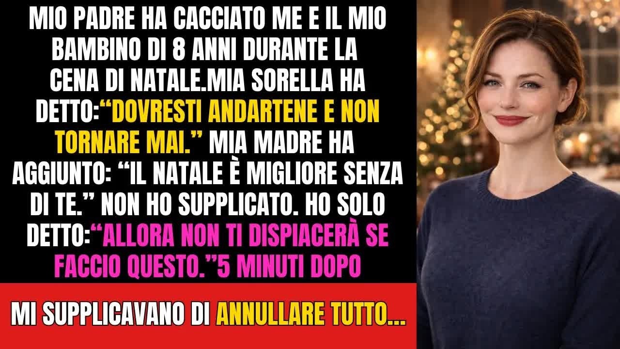 I miei genitori dissero “Vattene e non tornare” a me e a mio figlio di 8 anni — 5 minuti dopo