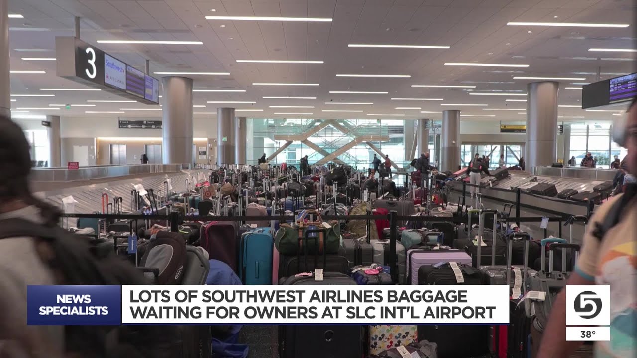 Hundreds of Southwest Airlines customer's luggage stranded at Salt Lake International Airport - KSL News