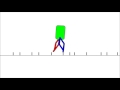 Dynamic Walking on Stepping Stones with Gait Library and Control Barrier Functions